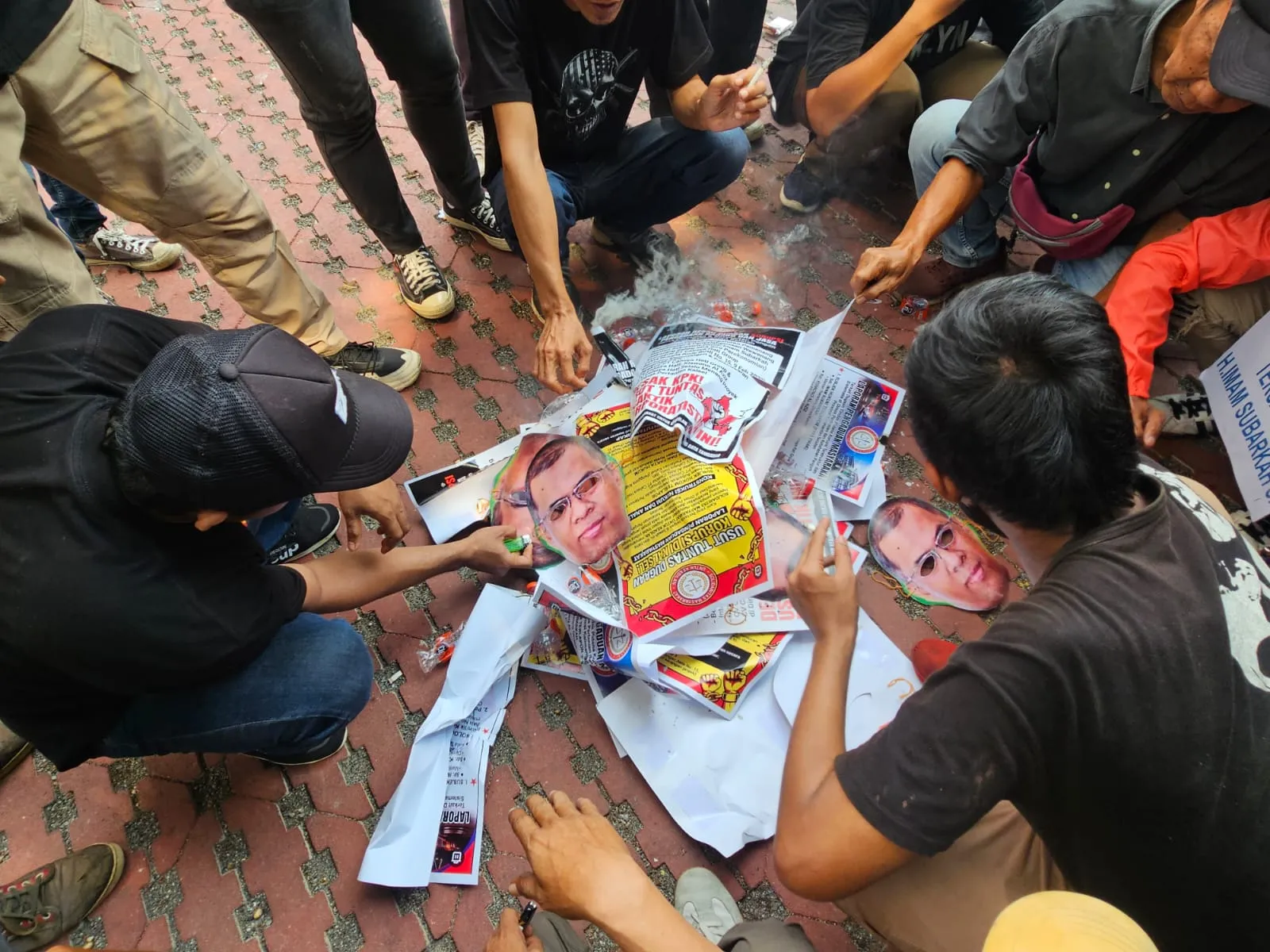 SMUK-KMPPN Kembali Aksi di KPK, Desak Pengusutan Dugaan KKN Dinas Pertanian Kalsel