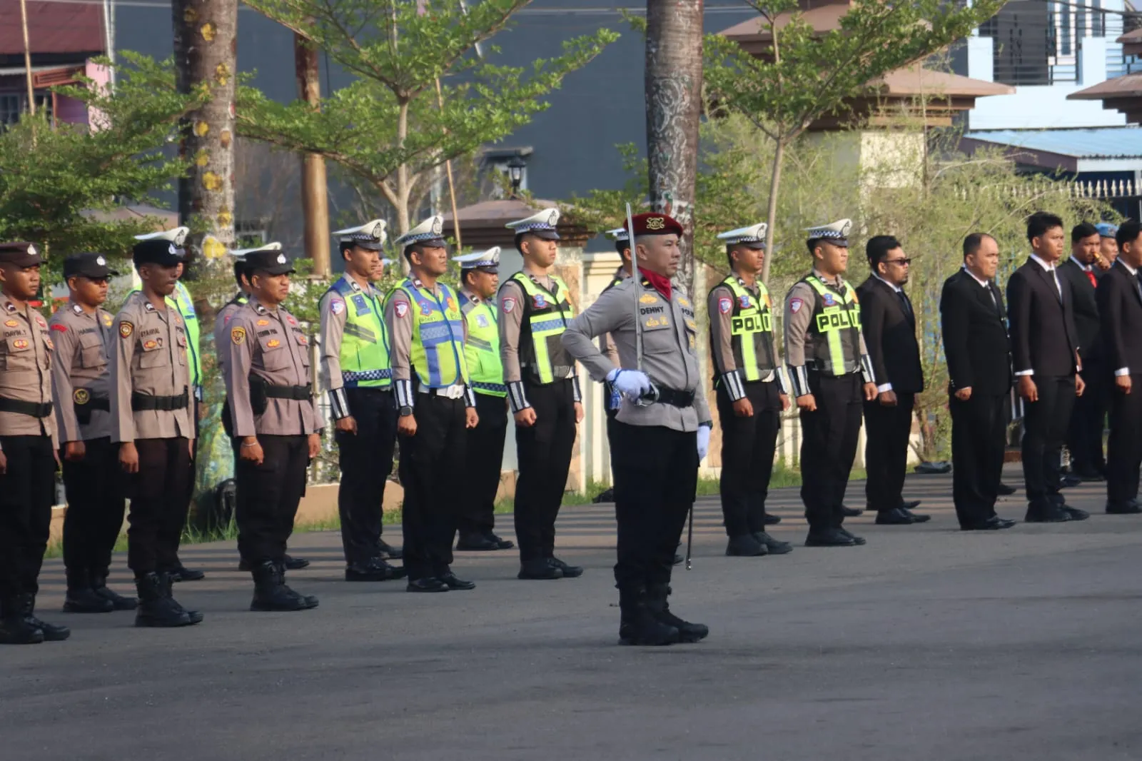 Upacara Hari Juang Polri 2026, Kapolres Tanjab Barat Jadikan Semangat Perjuangan sebagai Pedoman Pengabdian