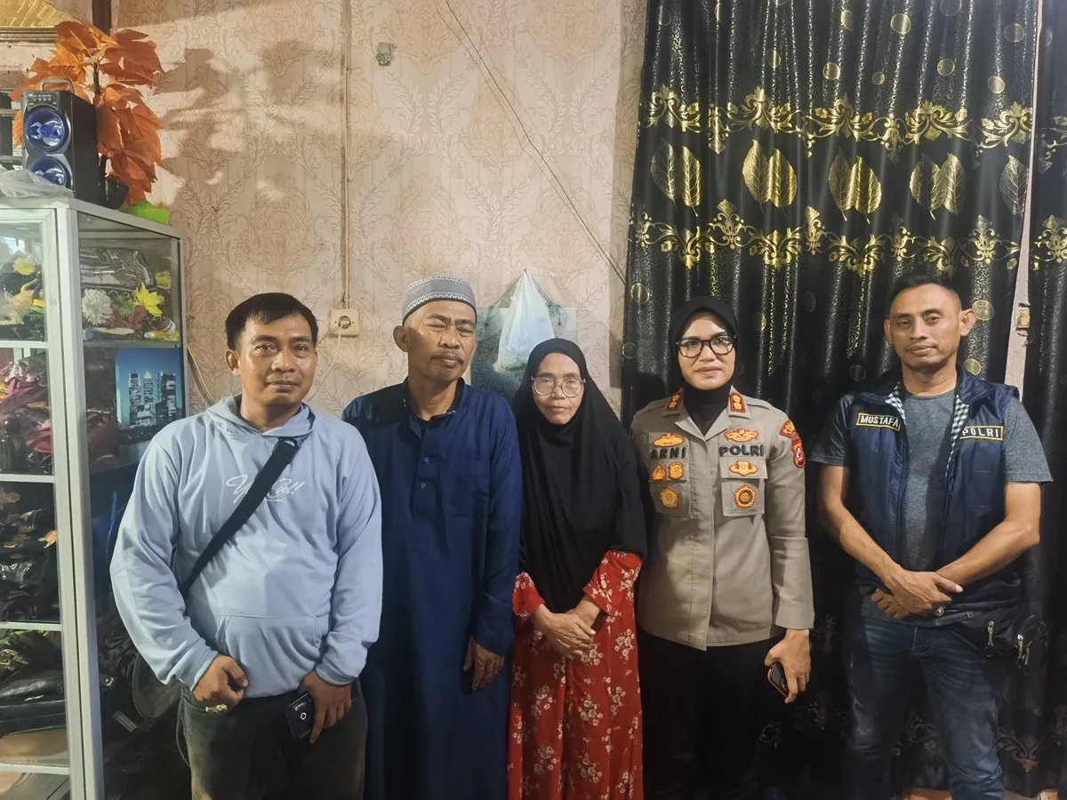Sebagai Wujud Kepedulian, Kapolres Lebak Kunjungi Keluarga Jurnalis ANTARA M. Bagus Khoirunnas