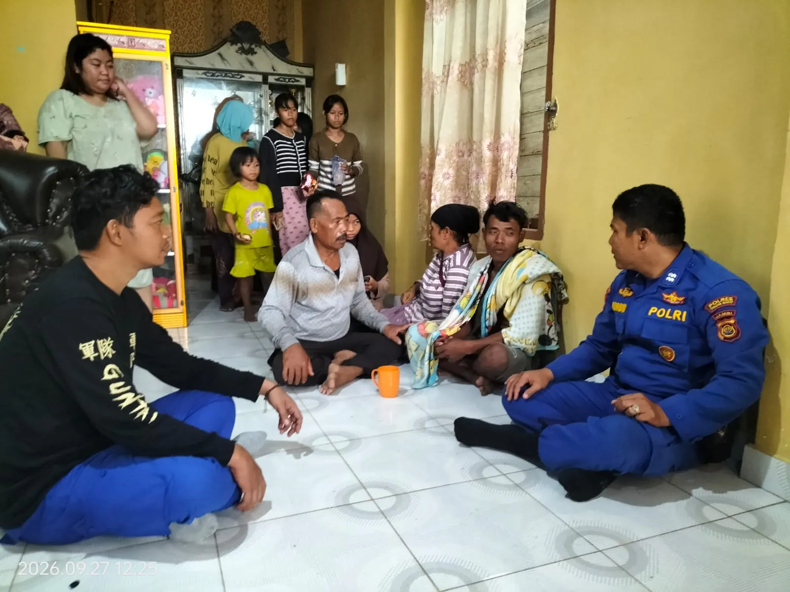 NELAYAN KUALA TUNGKAL YANG HILANG DI PERAIRAN SUNGAI HUJAN DITEMUKAN SELAMAT