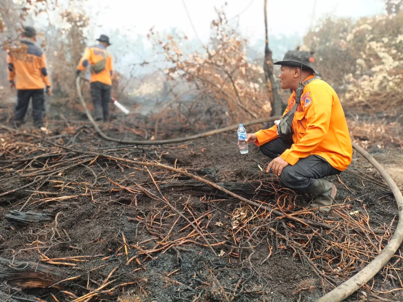 BPBD Tanjab Barat Jelaskan Penggunaan Bantuan Presiden Rp8,72 Miliar untuk Percepatan Penanganan Karhutla