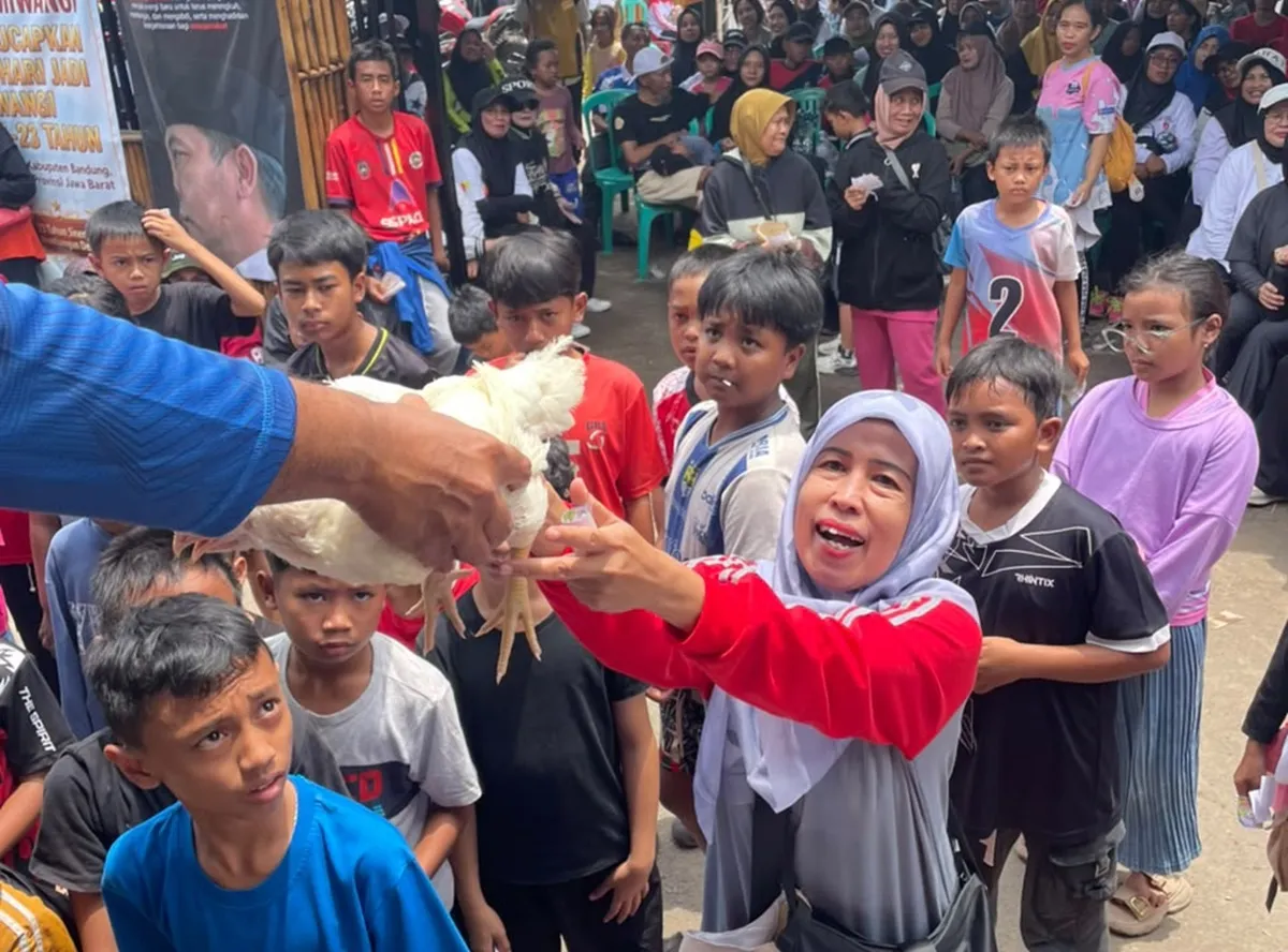 Ribuan Warga Meriahkan Gerak Jalan Santai, Puncak Rangkaian Milangkala ke-23 Desa Bumiwangi