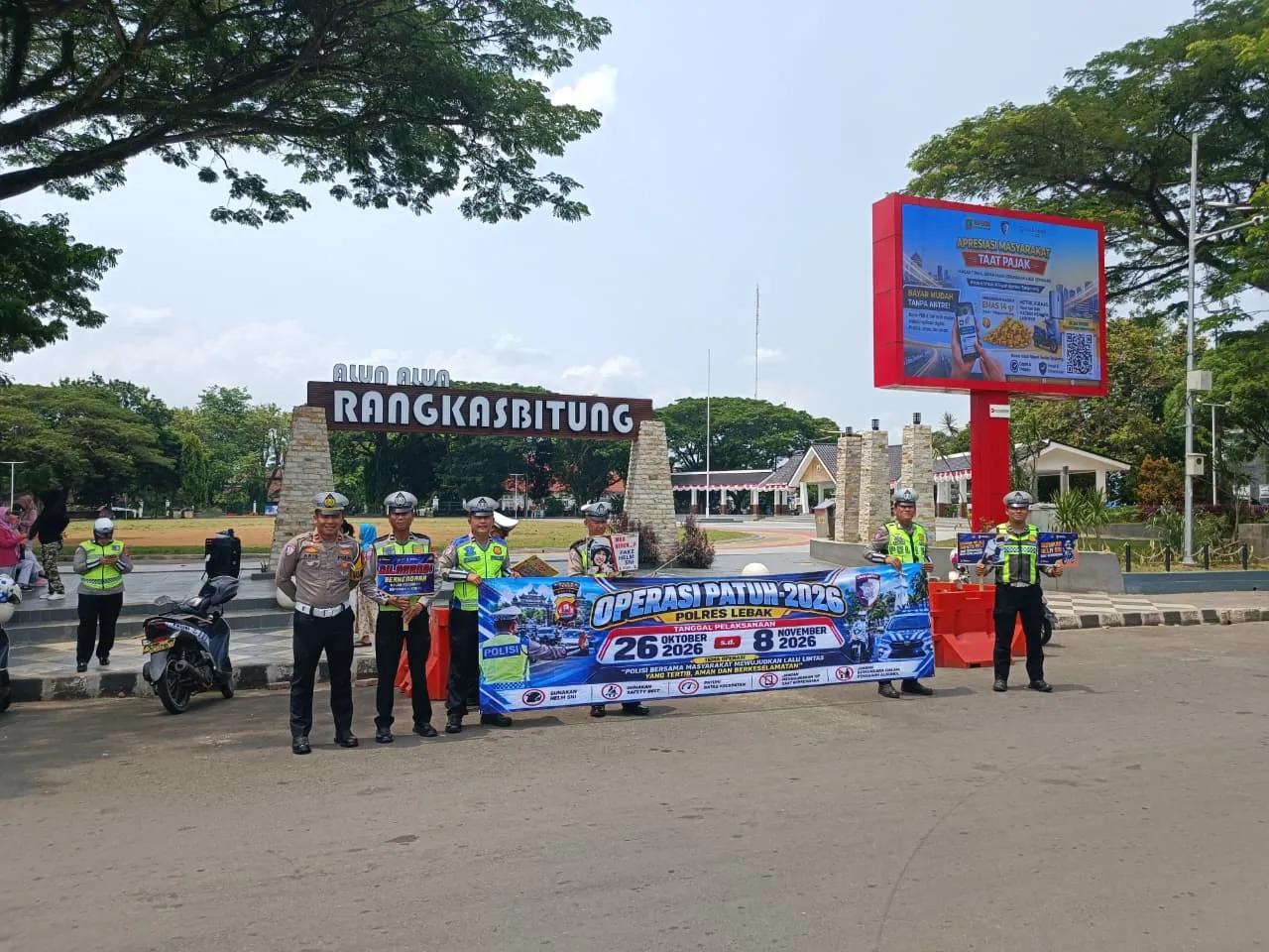 Tingkatkan Disiplin Berlalu Lintas, Polres Lebak Gelar Operasi Patuh Maung 2026